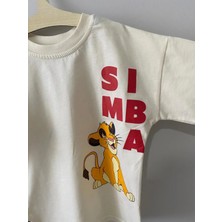 Asel Kids Simba Baskılı Şort Tshirt Takım