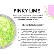 The Glitter Lab - Pinky Lime - Jel Formlu Glitter ~10 gr