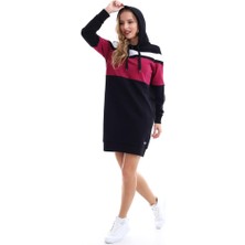 Escbutik Kapüşonlu Içi Şardonlu Sweat Kadın Elbise