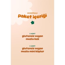 Organik Glutensiz Vegan Muzlu Atıştırmalık Paketi - 6 Adet (2 Çeşit)