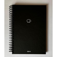 Colornote Papirüs Mini Serisi Kareli Defter, Spiralli, Sert Kapaklı, 16 x 23 Cm, 100 Yaprak (Ön Kapakta Kirpi Çizimli)