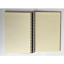 Colornote Papirüs Mini Serisi Kareli Defter, Spiralli, Sert Kapaklı, 16 x 23 Cm, 100 Yaprak (Ön Kapakta Kirpi Çizimli)