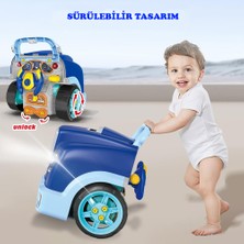 Learning Fun 59 Parça Oyuncak Araba Motoru Tamir Seti Işıklı Sesli Mavi Kamyon