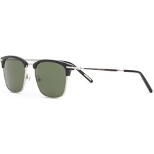Cerruti 1881 Cr 80028 C1 Kare Siyah - Gümüş Erkek Güneş Gözlüğü