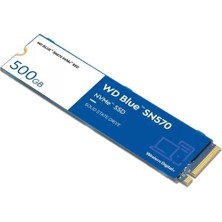 Wd 500Gb Blue SN570 WDS500G3B0C 3500-2300MB-s M.2 2280 NVMe Ssd