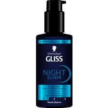 Gliss Night Elixir Nemlendirici Gece Saç Bakım Serumu