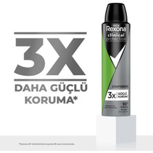 Rexona Men Clinical Protection Erkek Sprey Deodorant Active Fresh 150 ml