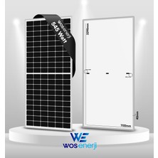 Wos Enerji Güneş Paneli Half Cut 545W Watt Monokristal Perc 144 Hücreli Solar Panel