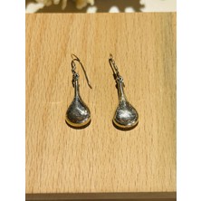 Luna Jewellery Design İşlemeli Gümüş Küpe