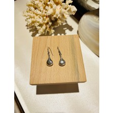 Luna Jewellery Design İşlemeli Gümüş Küpe