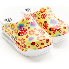 Drmoon Uğur Böceği Desenli Ortopedik Airmax Taban Sabo Terlik