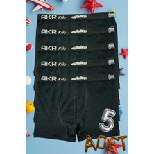 Uniquetrenders Erkek Çocuk 5'li Pamuklu Boxer