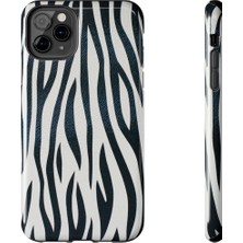 Grand iPhone 11 Pro Max Uyumlu Zebra Desenli Telefon Kılıfı | Yumuşak Dokulu & Şık Tasarım