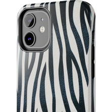 Grand iPhone 12 Uyumlu Zebra Desenli Telefon Kılıfı | Yumuşak Dokulu & Şık Tasarım