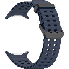 Kupa Samsung Galaxy Watch Ultra 47MM Kordon Tırtıklı Tasarım Soft Metal Toka Kordon