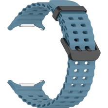 Kupa Samsung Galaxy Watch Ultra 47MM Kordon Tırtıklı Tasarım Soft Metal Toka Kordon