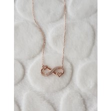 Canka Kalp Sonsuzluk Gümüş Kolye