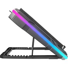 Rampage Cyclone S49 Rgb Fanlı 14"-19'' LED Ekranlı Notebook Soğutucu