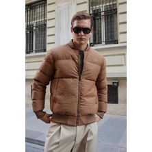 Danger Erkek Bomber Şişme Mont Kahverengi - 3635DNGR