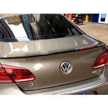 Vw Passat cc Uyumlu Plastik Parlak Siyah Boyalı Spoiler