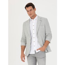 Cacharel Erkek Gri Slim Fit Spor Ceket 50264750-VR024