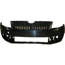 Tyg 2013-2017 Skoda Octavia Ön Tampon Gri (Sis-Panjur Delikli-Far Yıkama Deliksiz Tyg) (Adet) (Oem No:5E0807217)