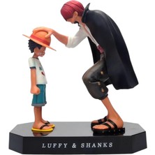 Anime One Piece Luffy & Shanks 17 cm Pvc Figür