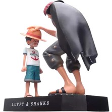 Anime One Piece Luffy & Shanks 17 cm Pvc Figür