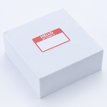 Sticker, Hello My Name Is Isimlik, Okul Etiketi, 4.5x3 Cm, 270 Adet