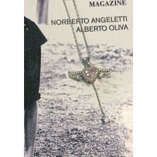 Canka Kalp Melek Kanadı Gümüş Kolye