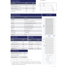 Wos Enerji Güneş Paneli Half Cut 455W Watt Monokristal Perc 144 Hücreli Solar Panel