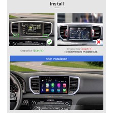 Avgo Kıa Sportage 2019+ Multimedya Navigasyon Usb Kamera Carplayer 6 Ram