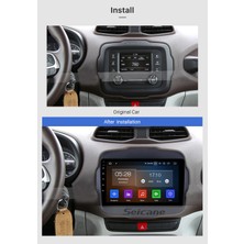 Necvox Jeep Renegade 2016-2018 Multimedya Navigasyon Usb Kamera Carplayer 4 Ram