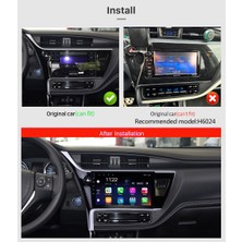 Avgo Toyota Corolla 2017 Multimedya Navigasyon Usb Kamera Carplayer 4 Ram