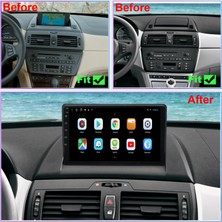 Necvox Bmw X1-E84 2010-2014 Multimedya Navigasyon Usb Kamera Carplayer 4 Ram