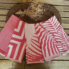 Dost Tekstil Damask 5'li Mutfak Havlu Seti & Kurulama Bezi 40*60 cm