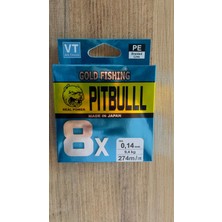 Kgf Gold Fishing Pitbull 274M Apple Green 8x Ip Misina