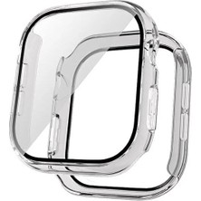 Mi7a Apple Watch Series 10 Uyumlu 42/46 mm Ekran Koruyucu Kılıf Şeffaf