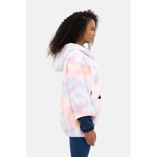 Mesfeno Oversize Peluş Welsoft Yarım Fermuarlı Kadın Sweatshirt