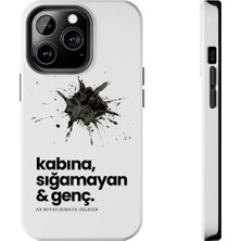 Grand iPhone 13 Pro Uyumlu "Kabına Sığamayan Genç" Temalı Telefon Kılıfı | Yumuşak Dokulu & Dinamik Tasarım