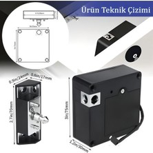 Marelli Safe Elektronik Kartlı Gizli Çekmece / Dolap Kapak / Kabin Kilidi