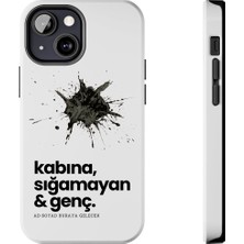 Grand iPhone 13 Mini Uyumlu "Kabına Sığamayan Genç" Temalı Telefon Kılıfı | Yumuşak Dokulu & Dinamik Tasarım