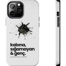 Grand iPhone 13 Pro Max Uyumlu "Kabına Sığamayan Genç" Temalı Telefon Kılıfı | Yumuşak Dokulu & Dinamik Tasarım