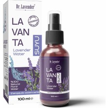 Dr. Lavender Organik Lavanta Suyu Doğal & Saf Cam Şişe Lavanta Hidrosolü 100 ml