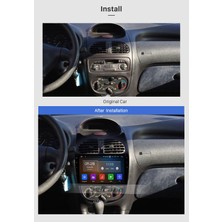Dvnox Peugeot 206 2002-2010 Multimedya Navigasyon Usb Kamera Carplayer 4 Ram