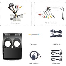 Necvox Nıssan Qashqaı 2008-2014 Multimedya Navigasyon Usb Kamera Carplayer 4 Ram