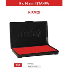 Sırdaş 953 Istanpa 9X16 Cm. Mürekkepli - (Kırmızı)