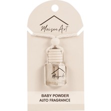 Maison Art Araç Kokusu | Baby Powder 8ml Oto Parfümü | Kalıcı Araç Içi Kokusu