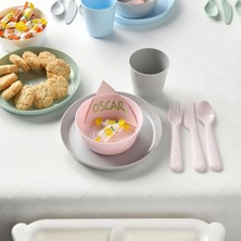 KALAS pastel tonlar çocuk çatal kaşık bıçak seti (18 li )