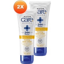 Avon Care Derma Ekstra Sıkılaştırıcı El Kremi İkili Set 75 ml